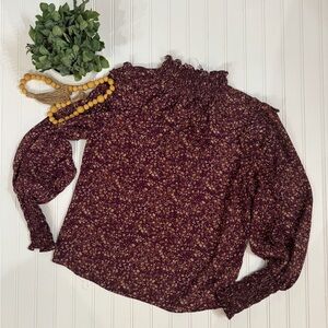 Max Studio Floral Blouse